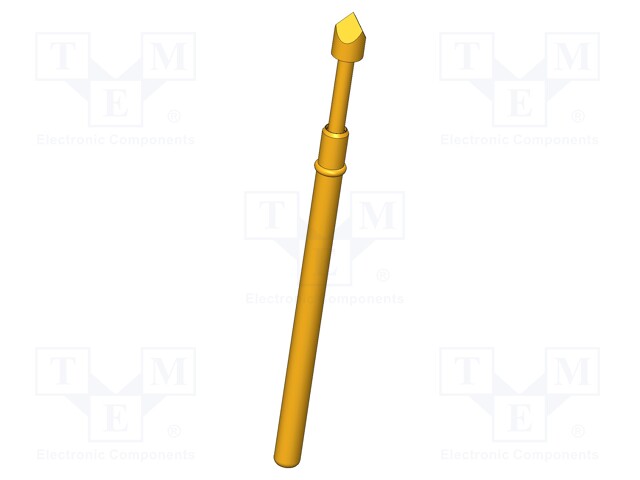 Test needle; Operational spring compression: 4mm; 5A; Ø: 2mm; 3N