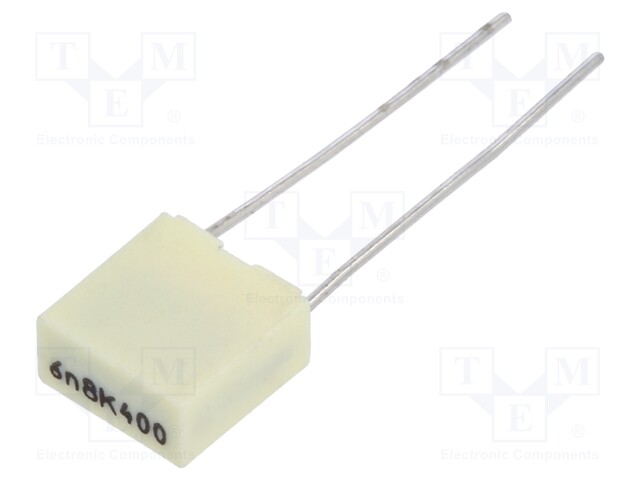 Capacitor: polyester; 6.8nF; 200VAC; 400VDC; Pitch: 5mm; ±10%