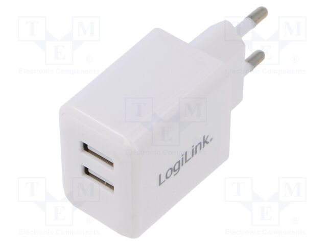 Power supply: switching; 5VDC; 2.4A; Out: USB A; 12W; 230VAC; 0÷40°C