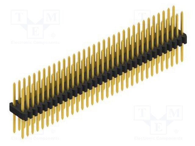Connector: pin strips; pin header; male; PIN: 66; 1.27mm; THT; 2x33