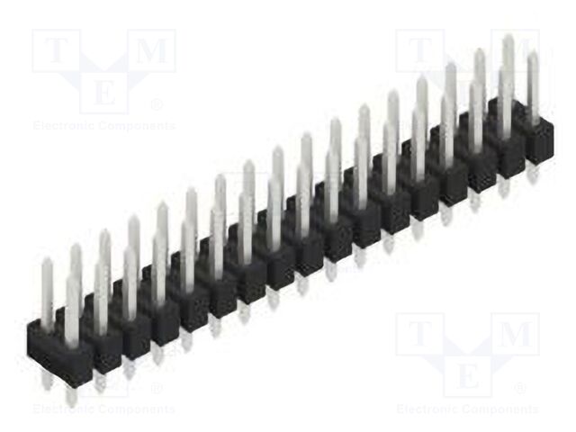 Connector: pin strips; pin header; male; PIN: 34; 2.54mm; THT; 2x17