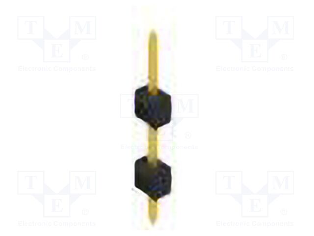 Connector: pin strips; pin header; male; PIN: 1; 2.54mm; THT; 1x1