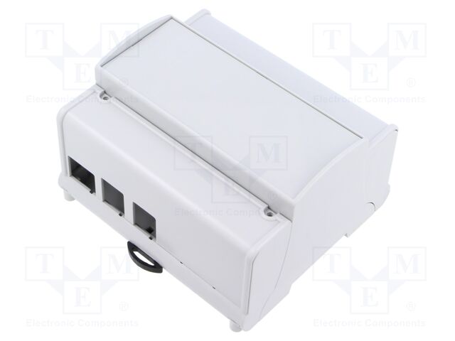 Enclosure: for computer; grey; 101mm; for DIN rail mounting