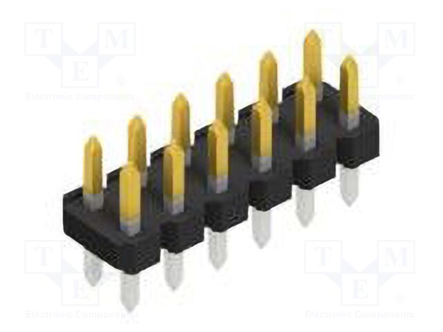 Connector: pin strips; pin header; male; PIN: 12; 2.54mm; THT; 2x6