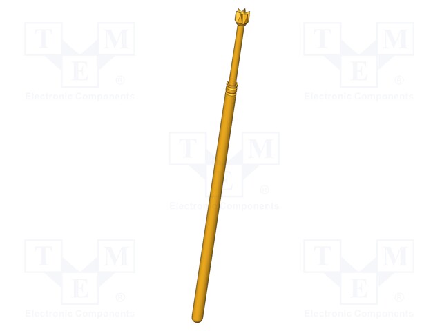 Needle-like test probe; Operational spring compression: 4.3mm