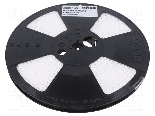 Markers for rail connectors; 5mm; white; No.of labels: 1700pcs.