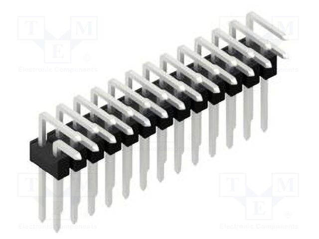 Connector: pin strips; pin header; male; PIN: 26; 2.54mm; THT; 2x13