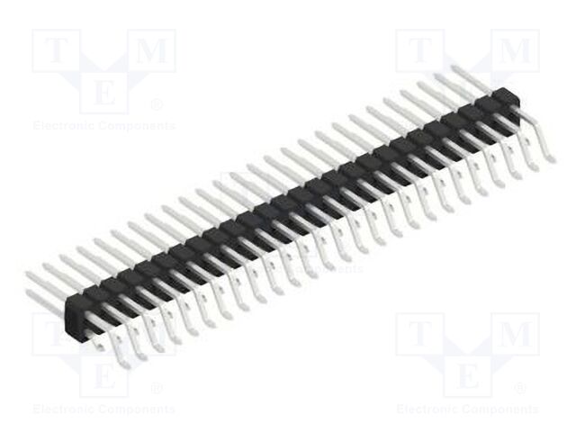 Connector: pin strips; pin header; male; PIN: 52; 2.54mm; SMT; 2x26