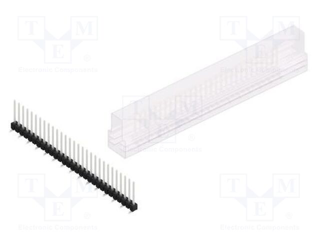 Connector: pin strips; pin header; male; PIN: 29; 2.54mm; SMT; 1x29