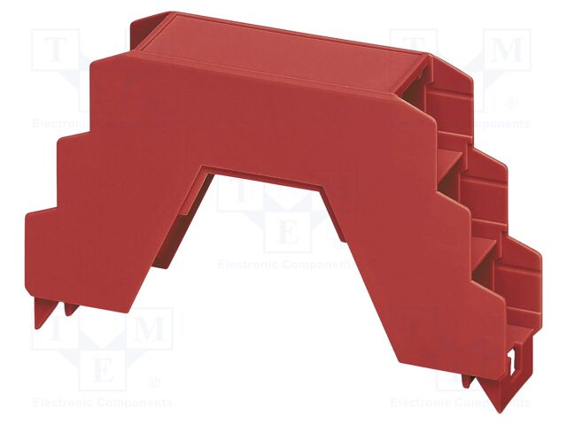 Upper housing; red; ME 22,5; X: 22.6mm; Y: 102mm; Z: 60.15mm