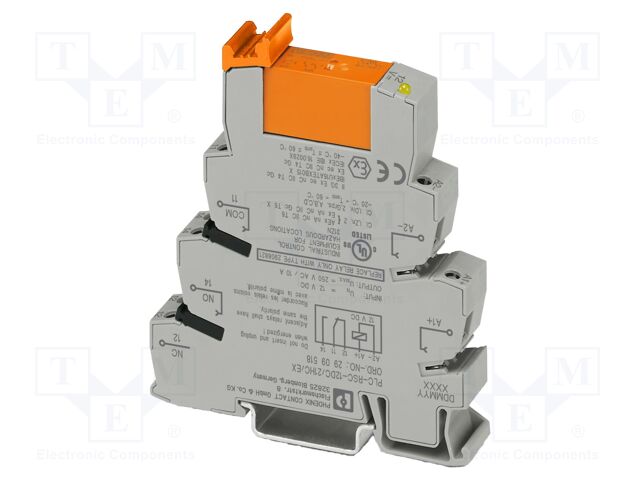 Relay: interface; Mounting: DIN