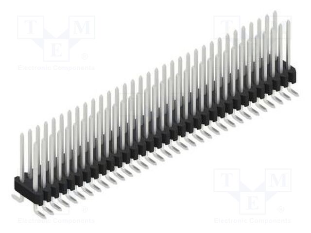 Connector: pin strips; pin header; male; PIN: 66; 1.27mm; SMT; 2x33