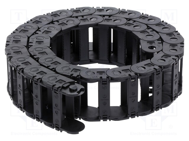 Cable chain; Series: 1500; Bend.rad: 75mm; L: 999mm; Int.width: 50mm