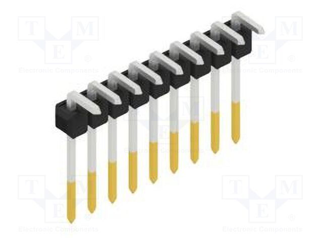 Connector: pin strips; pin header; male; PIN: 9; 2.54mm; THT; 1x9