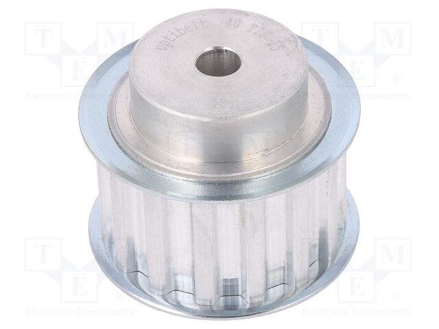 Belt pulley; T10; W: 25mm; whell width: 40mm; Ø: 45.9mm; aluminium