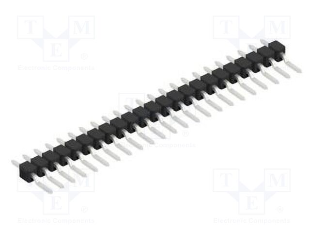 Connector: pin strips; pin header; male; PIN: 23; 2.54mm; SMT; 1x23