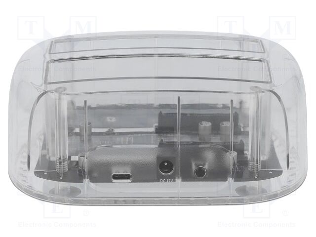Docking station; USB 3.2 Gen 2; plastic; transparent