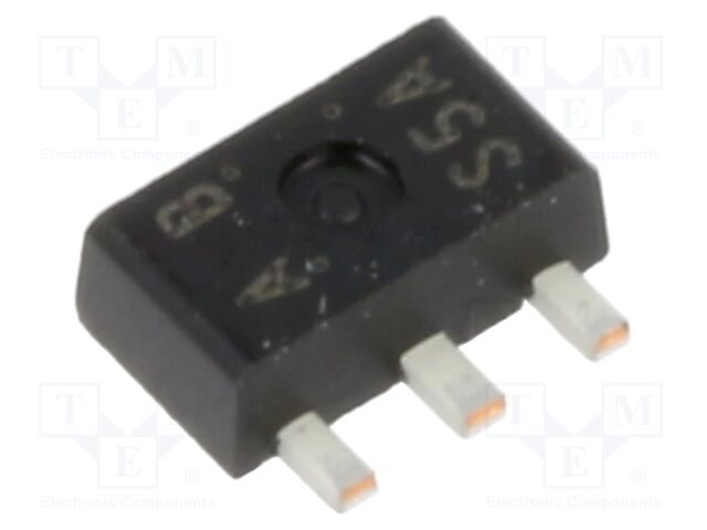 Transistor: PNP; bipolar; 100V; 1A; 0.5W; SOT89