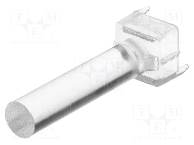 Fibre for LED; round; Ø3mm; Front: flat