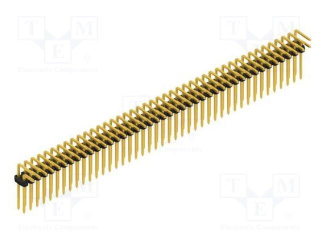 Connector: pin strips; pin header; male; PIN: 86; 2mm; THT; 2x43