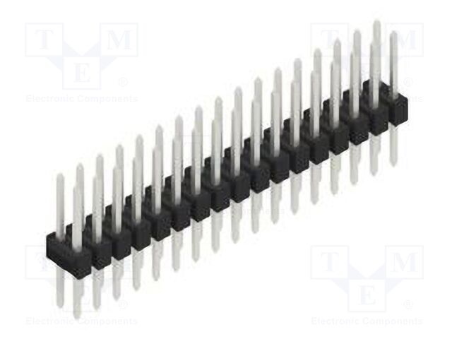 Connector: pin strips; pin header; male; PIN: 34; 2.54mm; THT; 2x17