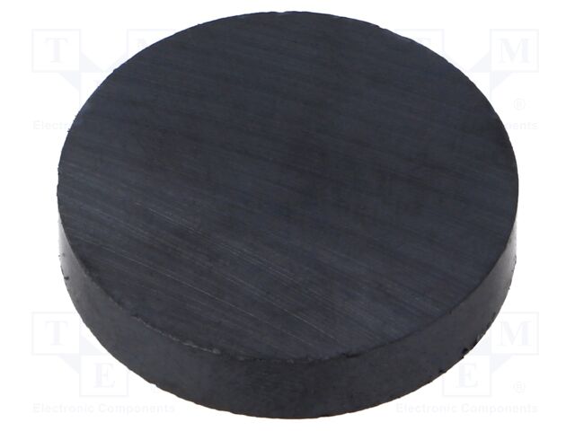 Magnet: permanent; hard ferrite; 11N; Ø: 30.5mm; H: 6mm