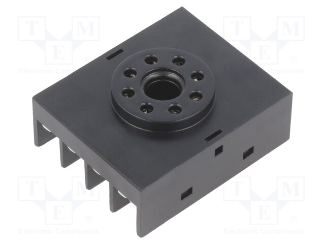 Relays accessories: socket; PIN: 8; Mounting: on panel; octal