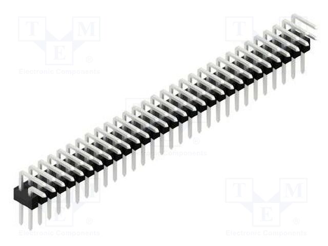 Connector: pin strips; pin header; male; PIN: 60; 2.54mm; THT; 2x30