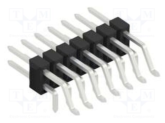 Connector: pin strips; pin header; male; PIN: 14; 2.54mm; SMT,THT