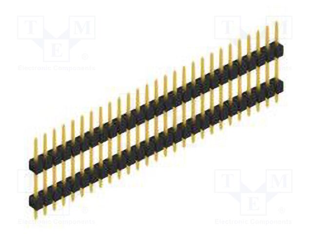 Connector: pin strips; pin header; male; PIN: 27; 2.54mm; THT; 1x27