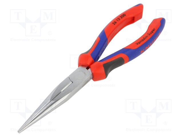 Pliers; cutting,universal; two-component handle grips; 200mm