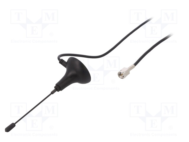 Antenna; ISM; 3dBi; vertical; Mounting: magnet; 50Ω; 868MHz