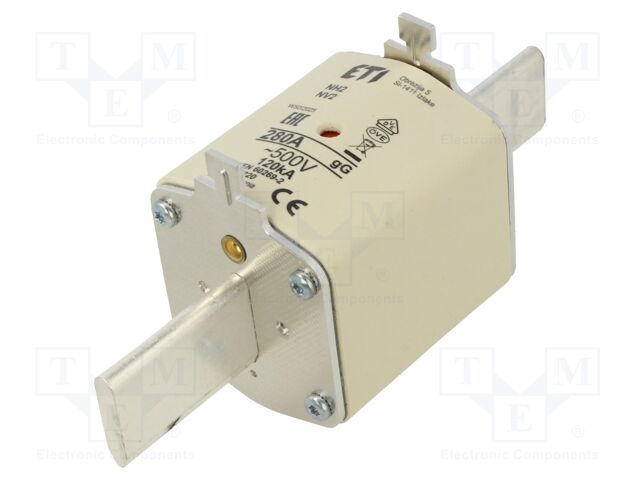Fuse: fuse; gG; 280A; 500VAC; ceramic,industrial; NH2; WT-NH