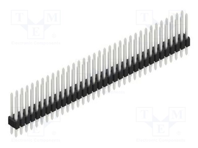 Connector: pin strips; pin header; male; PIN: 68; 1.27mm; THT; 2x34