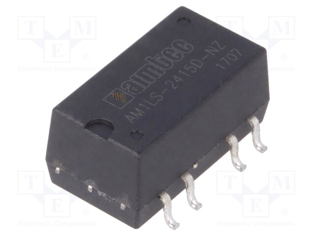 Converter: DC/DC; 1W; Uin: 21.6÷26.4V; Uout: 15VDC; Uout2: -15VDC