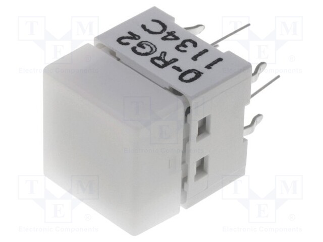 Switch: keypad; Pos: 2; SPST-NO; 0.05A/24VDC; white; Illumin: LED