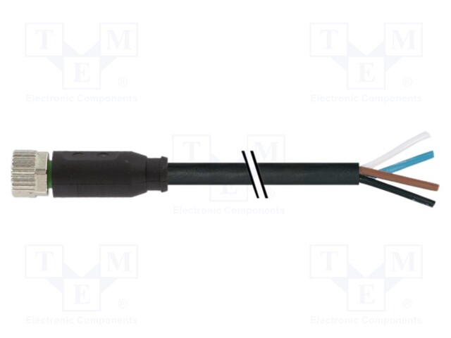 Connection lead; female; IP67; 50VAC; 60VDC; 4A; 1.5m; Series: 7000