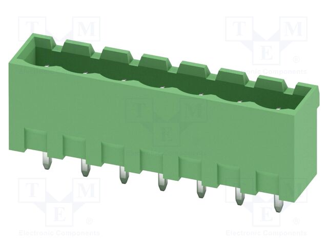 PCB headers, nominal cross section: 2.5 mm?, color: green, n