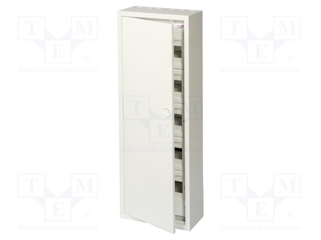 Enclosure: for modular components; IP30; light grey; steel; IK08