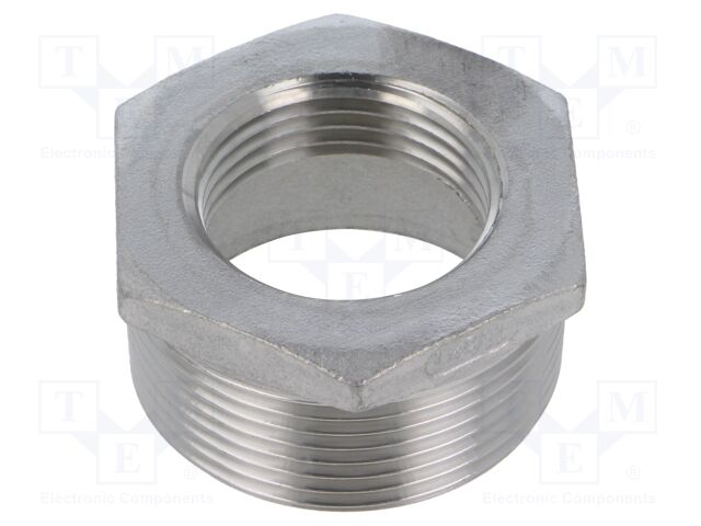 Male-female,reductive; max.10.5bar; 1.4408 stainless steel