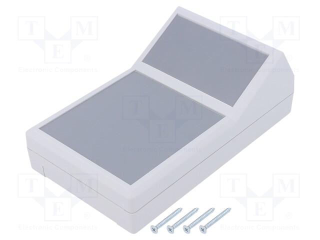 Enclosure: desktop; TENCLOS PULPIT; X: 85mm; Y: 145mm; Z: 55mm; ABS