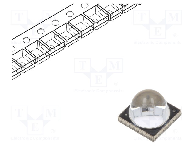 Power LED; EMITER; ultraviolet; Pmax: 10W; λd: 365-370nm; 48°