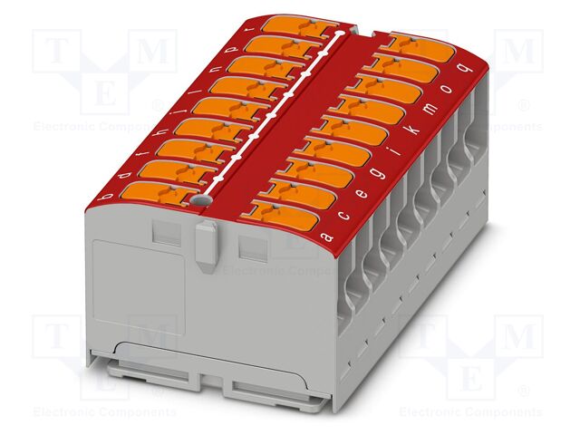 Splice terminal: rail; 24A; 450V; push-in; PA; L: 21.7mm; 0.14÷4mm2