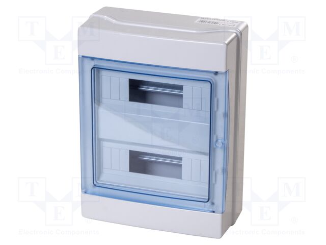 Enclosure: for modular components; IP65; light grey