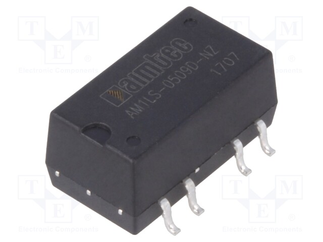 Converter: DC/DC; 1W; Uin: 4.5÷5.5V; Uout: 9VDC; Uout2: -9VDC; SMD