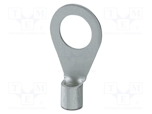 Non-insulated; Body: silver; Tip: ring