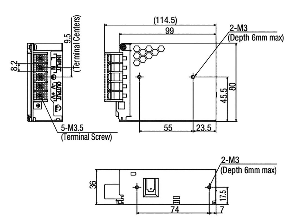 Power supply: switched-mode; 50W; Uin: 100÷240V; 4.5A; OUT: 1; 230g