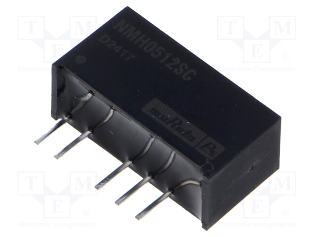 Converter: DC/DC; 2W; Uin: 4.5÷5.5V; Uout: 12VDC; Uout2: -12VDC; SIP