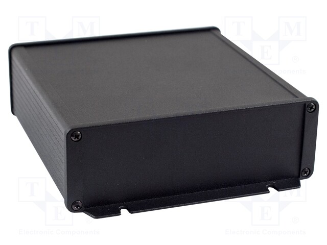 Enclosure: shielding; X:165mm; Y:160mm; Z:55mm; aluminium; black