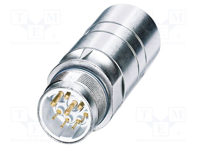Circular Connector, SF Series, Cable Mount Receptacle, 5 Contacts